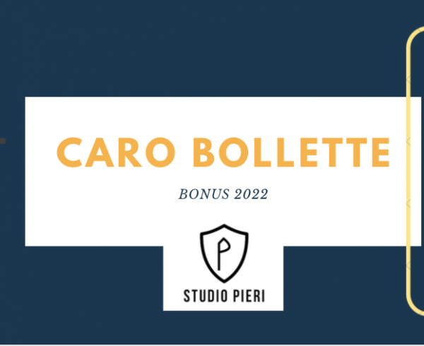 bonus bollette 2022