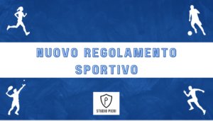 nuovo regolamento sportivo